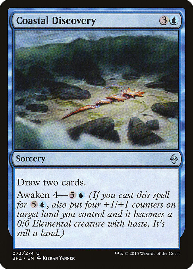 MTG Card Title: Coastal Discovery BFZ/73
