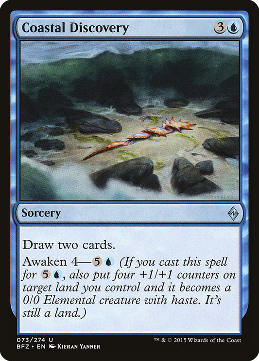 MTG Card Title: Coastal Discovery BFZ/73