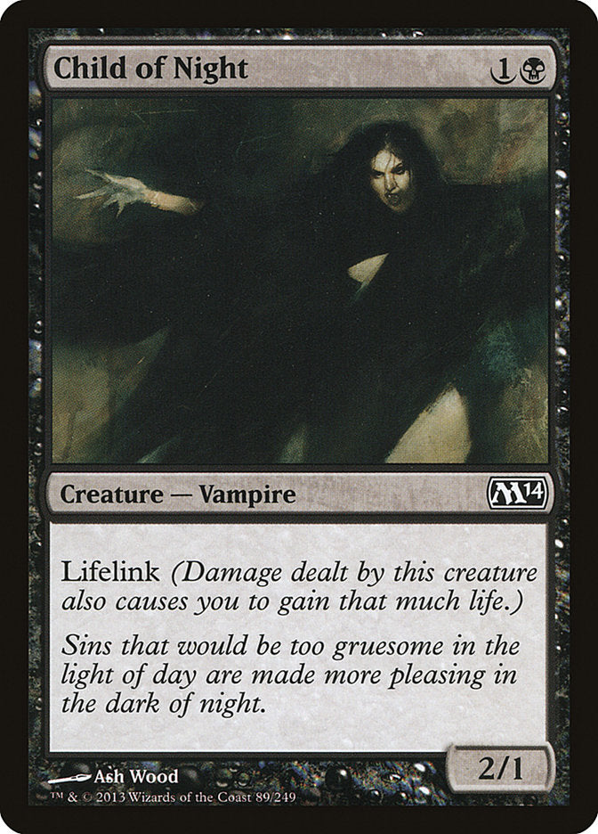 MTG Card Title: Child of Night M14/89