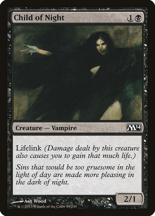 MTG Card Title: Child of Night M14/89