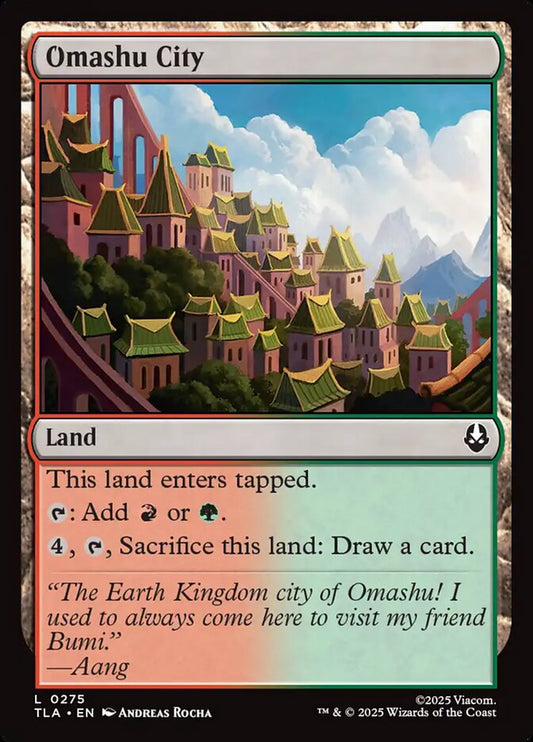 MTG Card Title: Omashu City TLA/275