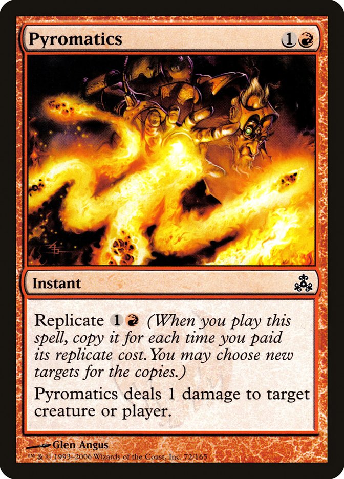 MTG Card Title: Pyromatics GPT/72