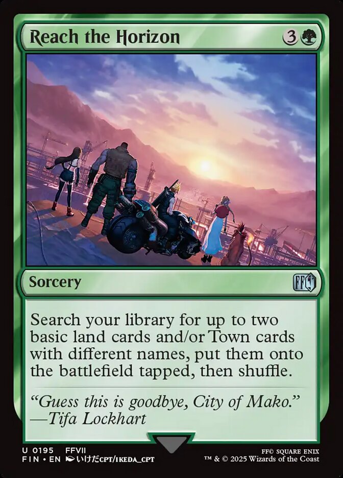 MTG Card Title: Reach the Horizon FIN/195
