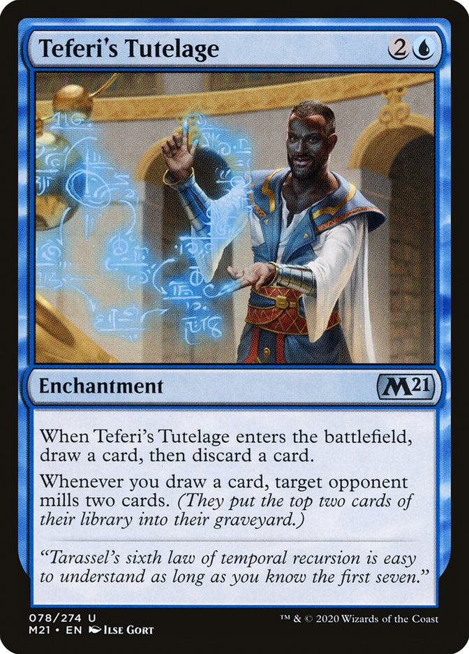 MTG Card Title: Teferi's Tutelage M21/78