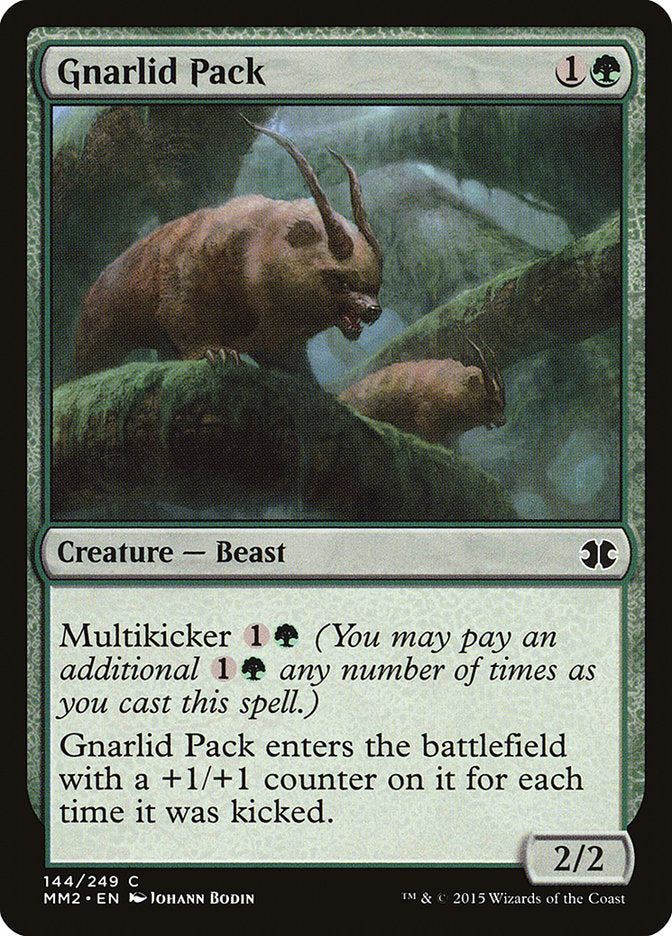 MTG Card Title: Gnarlid Pack MM2/144