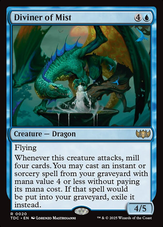 MTG Card Title: Diviner of Mist TDC/20