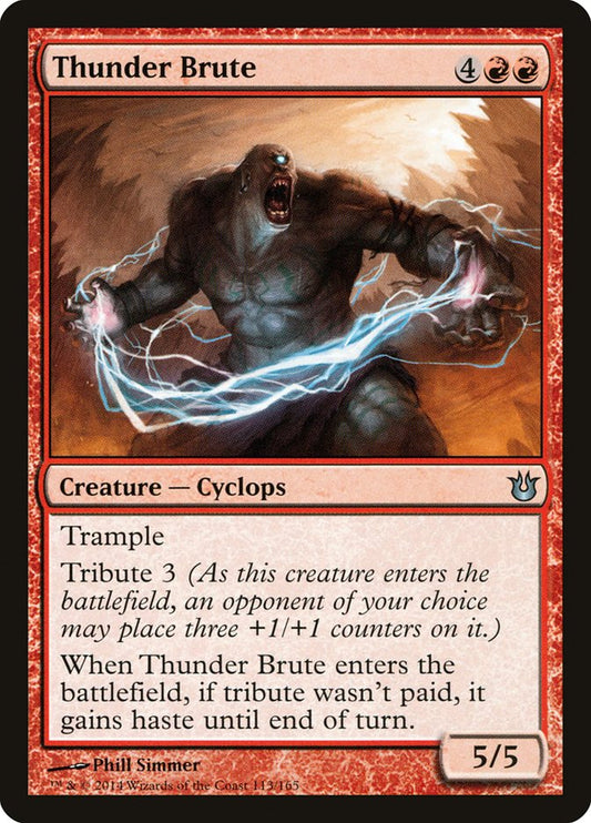 MTG Card Title: Thunder Brute BNG/113