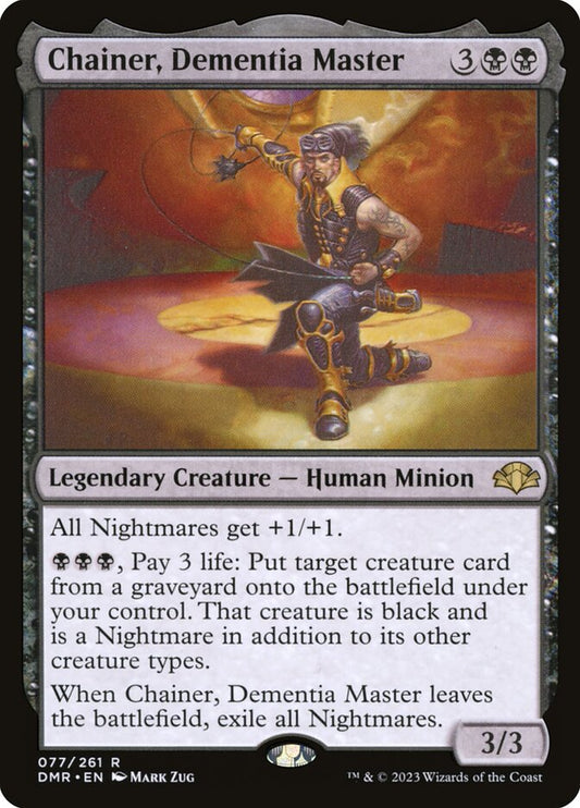 MTG Card Title: Chainer, Dementia Master DMR/77