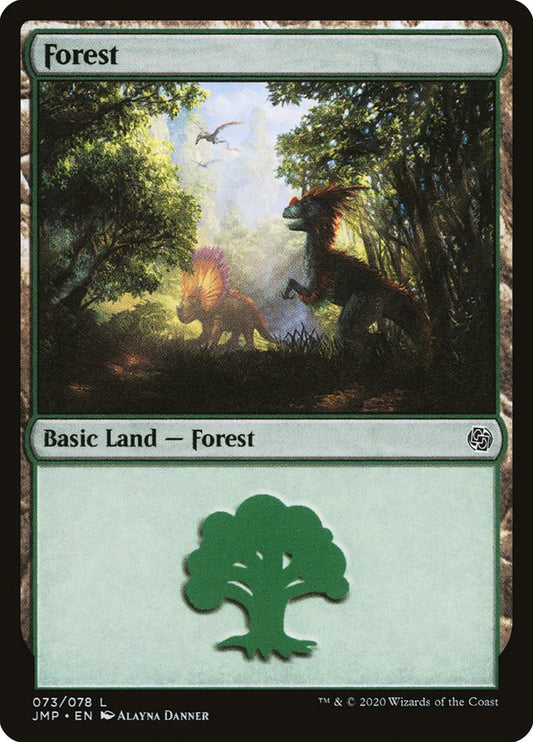 MTG Card Title: Forest JMP/73