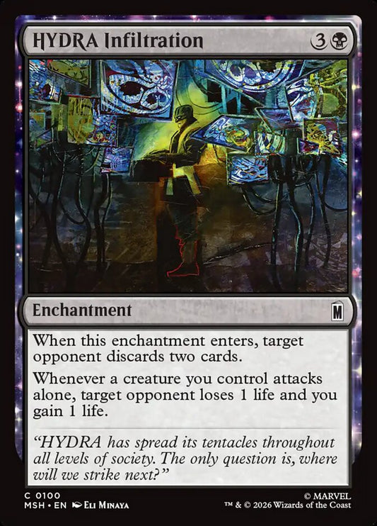 MTG Card Title: HYDRA Infiltration MSH/100