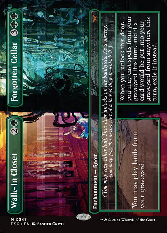 MTG Card Title: Walk-In Closet // Forgotten Cellar DSK/341