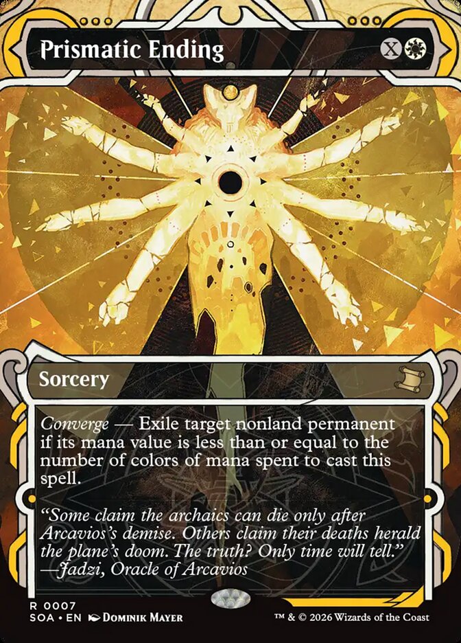 MTG Card Title: Prismatic Ending SOA/7