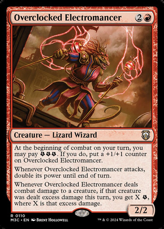 MTG Card Title: Overclocked Electromancer M3C/110