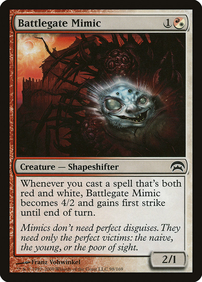 MTG Card Title: Battlegate Mimic HOP/98
