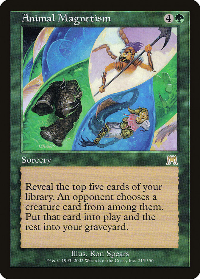 MTG Card Title: Animal Magnetism ONS/245