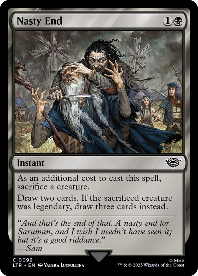 MTG Card Title: Nasty End LTR/99