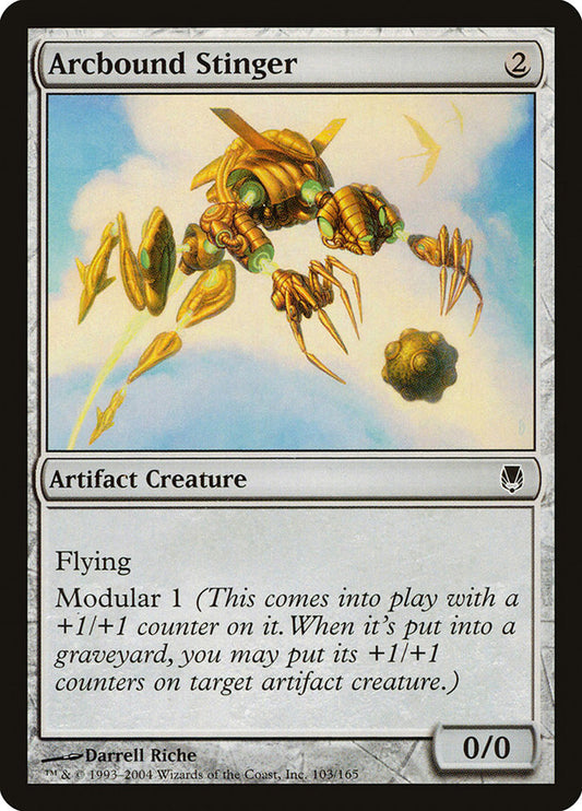 MTG Card Title: Arcbound Stinger DST/103