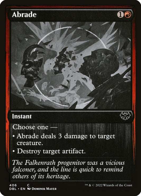 MTG Card Title: Abrade DBL/406
