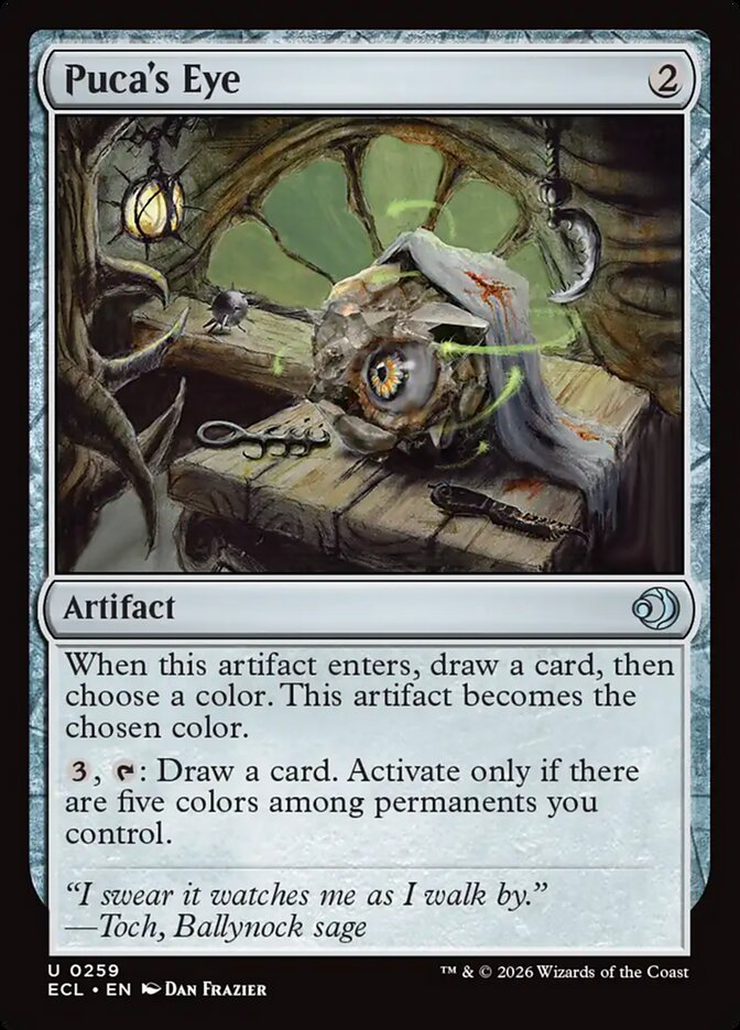 MTG Card Title: Puca's Eye ECL/259