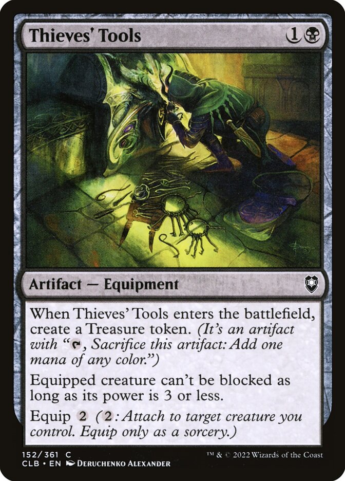 MTG Card Title: Thieves' Tools CLB/152