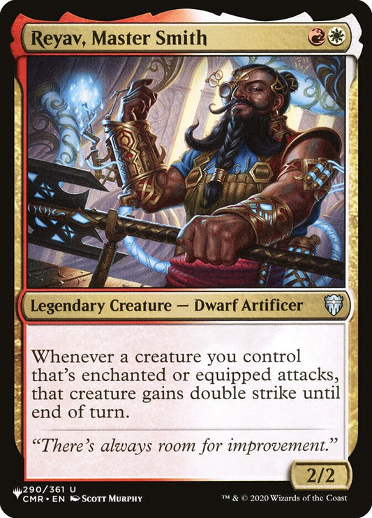 MTG Card Title: Reyav, Master Smith PLST/CMR-290