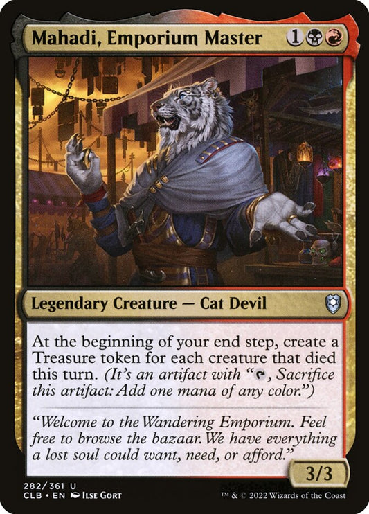 MTG Card Title: Mahadi, Emporium Master CLB/282