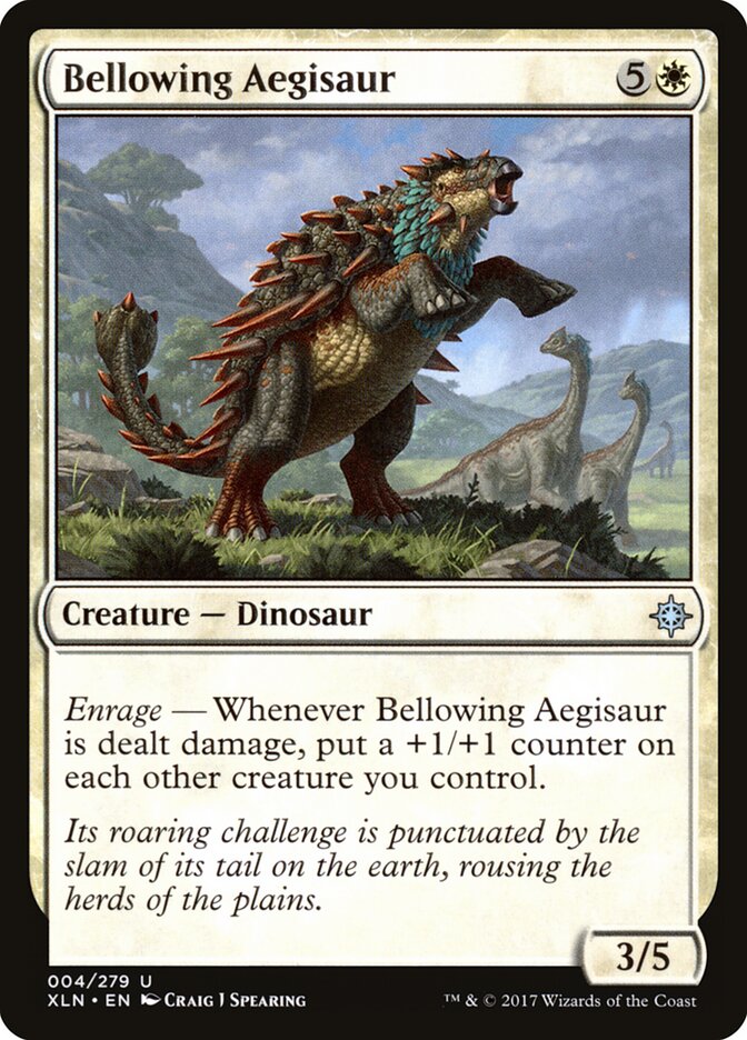 MTG Card Title: Bellowing Aegisaur XLN/4