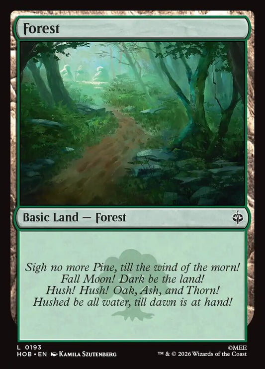 MTG Card Title: Forest HOB/193