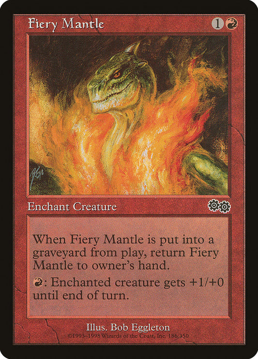 MTG Card Title: Fiery Mantle USG/186