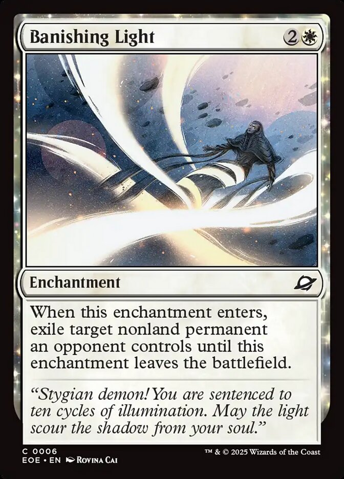 MTG Card Title: Banishing Light EOE/6