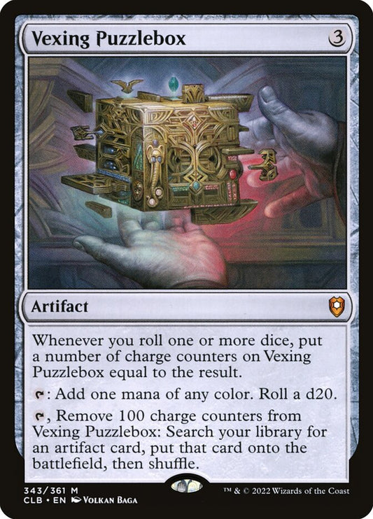 MTG Card Title: Vexing Puzzlebox CLB/343