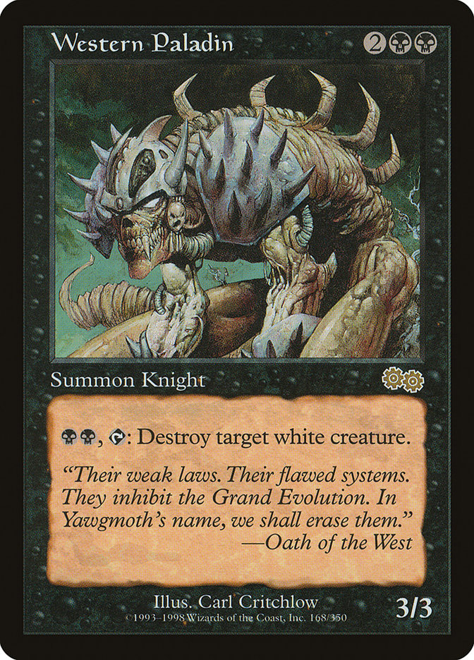 MTG Card Title: Western Paladin USG/168