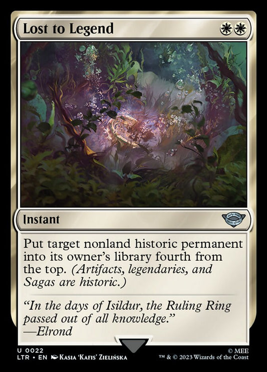 MTG Card Title: Lost to Legend LTR/22