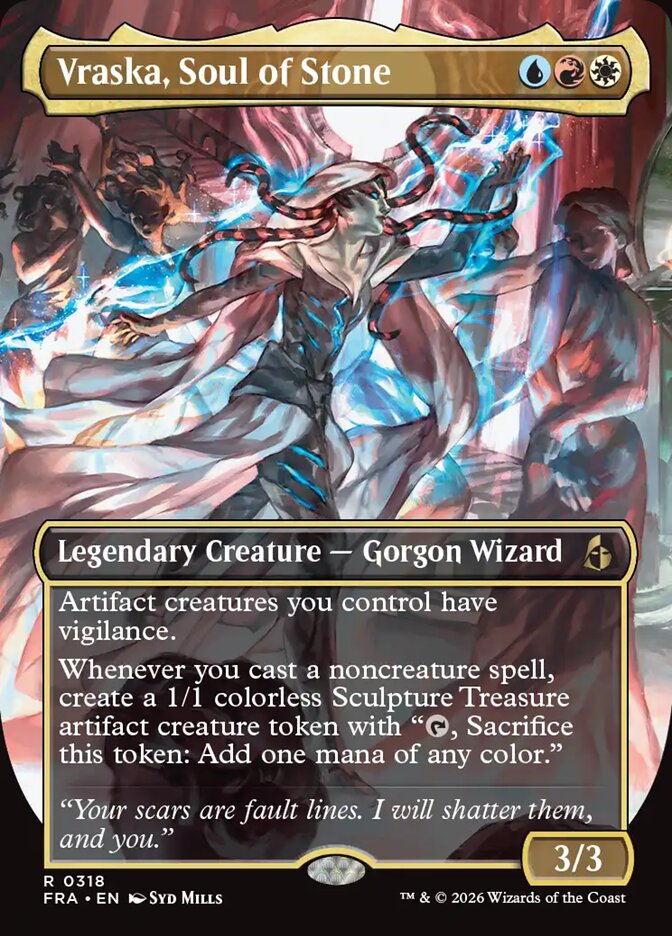 MTG Card Title: Vraska, Soul of Stone FRA/318