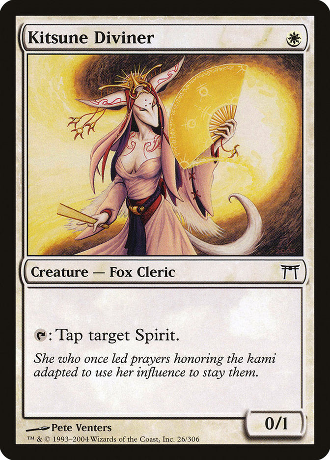 MTG Card Title: Kitsune Diviner CHK/26