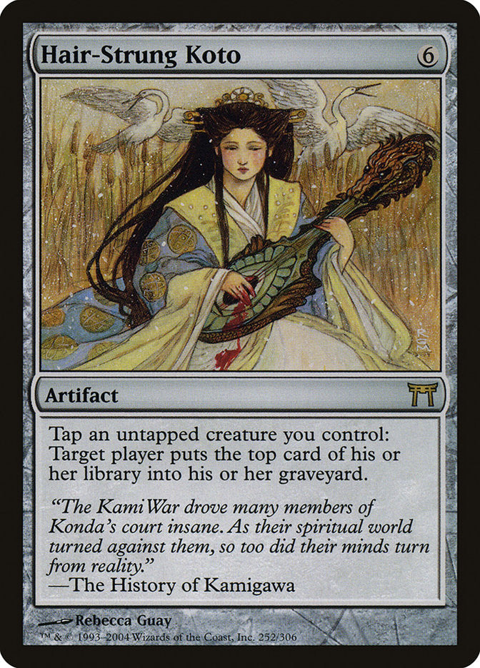 MTG Card Title: Hair-Strung Koto CHK/252
