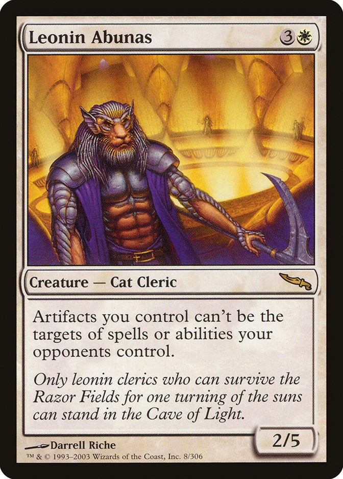 MTG Card Title: Leonin Abunas MRD/8