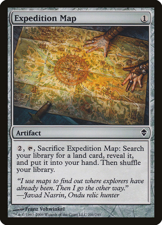 MTG Card Title: Expedition Map ZEN/201