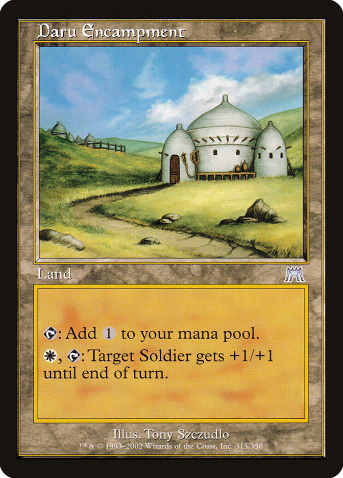 MTG Card Title: Daru Encampment ONS/315