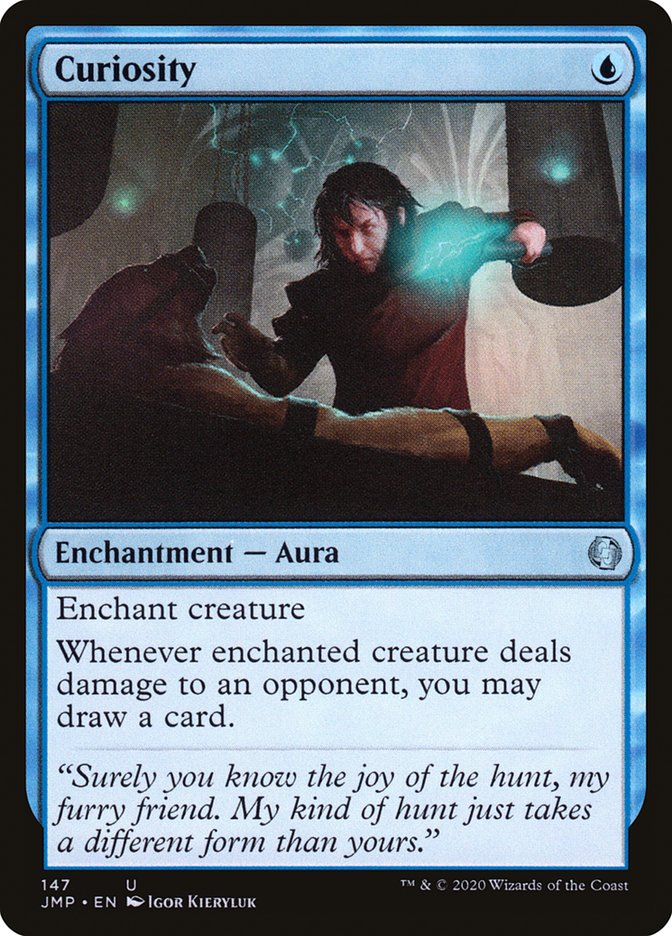 MTG Card Title: Curiosity JMP/147