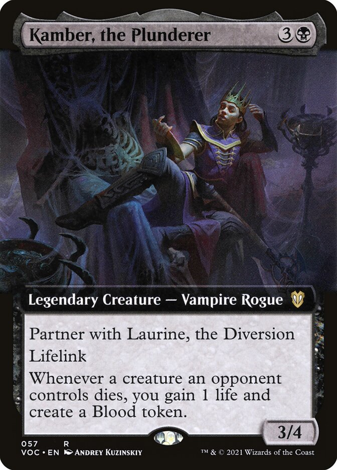 MTG Card Title: Kamber, the Plunderer VOC/57
