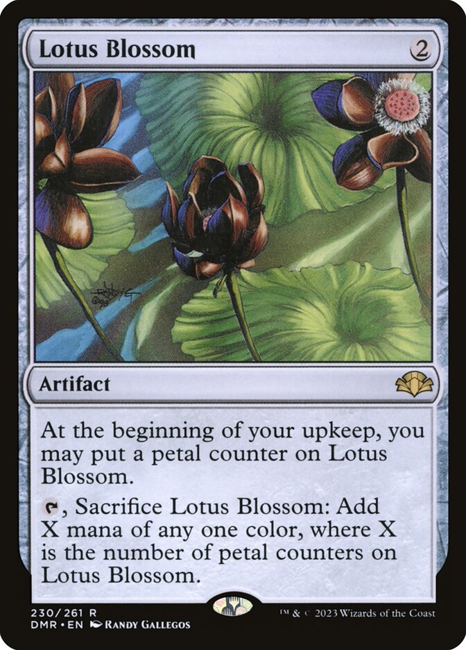 MTG Card Title: Lotus Blossom DMR/230