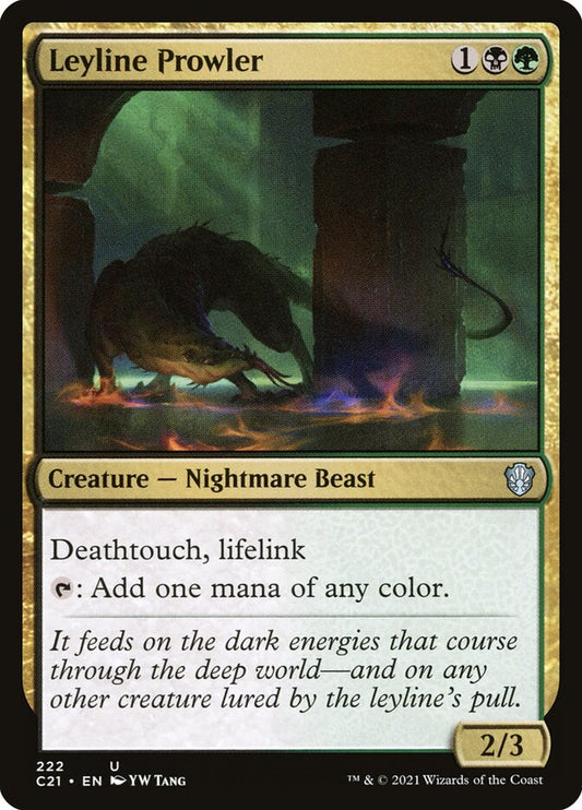 MTG Card Title: Leyline Prowler C21/222