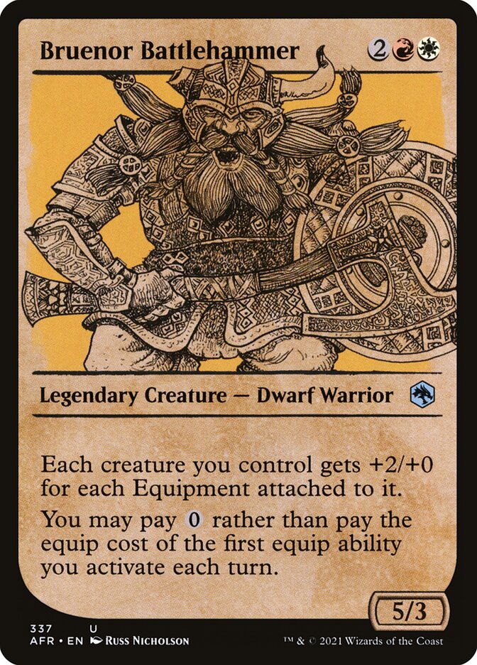 MTG Card Title: Bruenor Battlehammer AFR/337