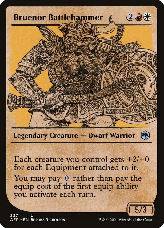 MTG Card Title: Bruenor Battlehammer AFR/337