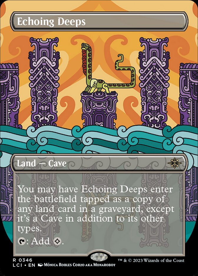 MTG Card Title: Echoing Deeps LCI/346