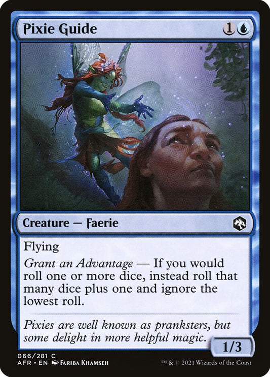 MTG Card Title: Pixie Guide AFR/66