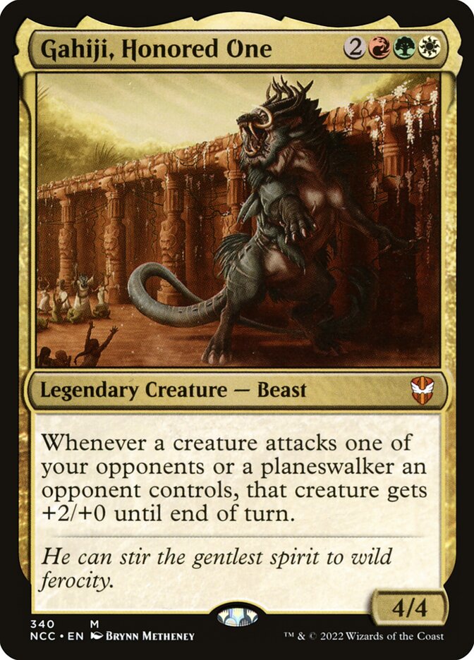 MTG Card Title: Gahiji, Honored One NCC/340