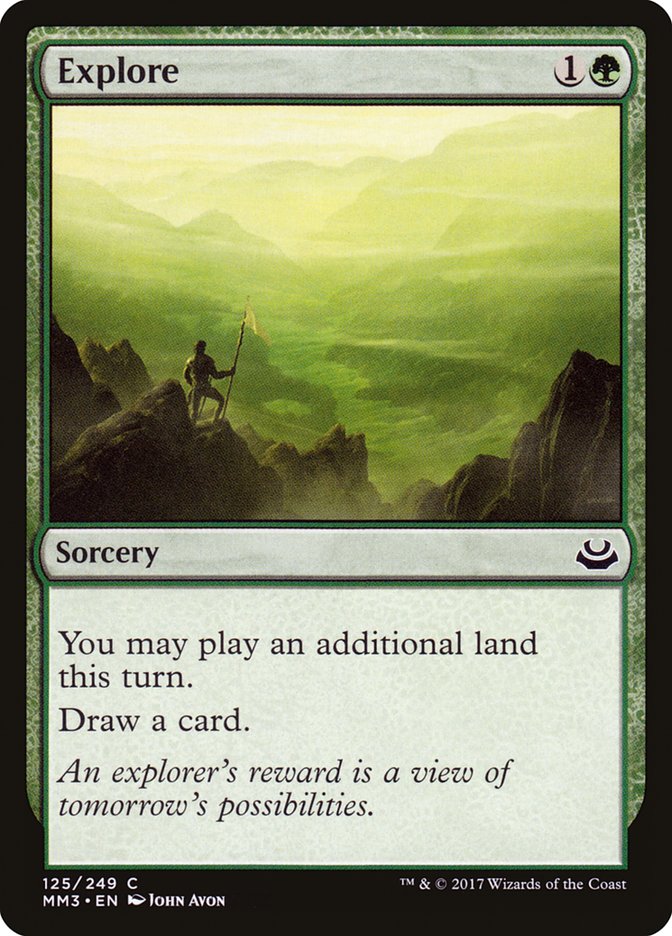 MTG Card Title: Explore MM3/125