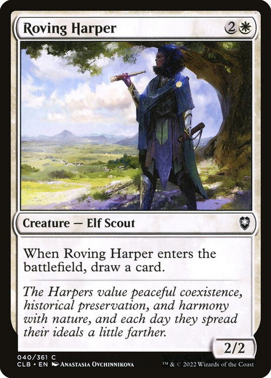 MTG Card Title: Roving Harper CLB/40
